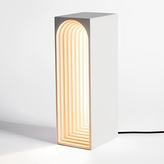 Nordic Arch Concrete Table Lamp USB Dimmable LED Cement Night Light