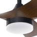 30 in. Bedroom Ceiling Fans, Indoor Walnut Light Fixtures Ceiling Fan, Living Room Fan, Glam Ceiling Fan, 3 Blade Ceiling Fan for Dining Room-8-ErisView