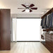 30 in. Brushed Nickel Ceiling Fan with Bowl Light Kit and Candelabra Base Light Bulb, -4-ErisView
