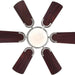 30 in. Brushed Nickel Ceiling Fan with Bowl Light Kit and Candelabra Base Light Bulb, -7-ErisView