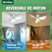 30 in. Ceiling Fan with Light, Quiet Ceiling Fans, Flush Mount Ceiling Fan and Light, White Fandelier Ceiling Fan for Living Room, Office Ceiling Fan-4-ErisView