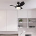 30 in. Indoor Ceiling Fan with Light, Short Blade Ceiling Fan-3-ErisView