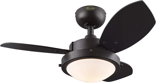 30 in. Indoor Ceiling Fan with Light, Short Blade Ceiling Fan-1-ErisView