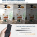 30 in. Remote Control Ceiling Fan and Light, 5 Palm Leaf Ceiling Fan with Light, Bedroom Kitchen Ceiling Fans-12-ErisView