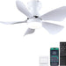 30 in. Remote Control Ceiling Fan and Light APP Control, Low Profile Ceiling Fan with 5 Reversible Blades for Bedroom Kitchen Dining Room Ceiling Fan-1-ErisView