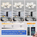 30 in. Remote Control Ceiling Fan with Light, Modern Low Profile Flush Mount Ceiling Fan, Bedroom Living Dining Room Kitchen Ceiling Fans for Low Ceiling-3-ErisView