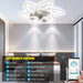 30 in. Remote Control Ceiling Fan with Light, Modern Low Profile Flush Mount Ceiling Fan, Bedroom Living Dining Room Kitchen Ceiling Fans for Low Ceiling-6-ErisView