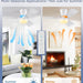 30 in. White Flush Mount Ceiling Fan and Light Remote, Low Profile Reversible DC Ceiling Fan, LED Modern Ceiling Fan for Bedroom Living Room Kitchen with-3-ErisView