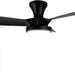 32 in. Black Low Ceiling Fan, Bedroom Ceiling Fans with Lights Remote, 3 Blades Fans Lamp for Kitchen Bedroom Dining Room Patio -1-ErisView