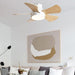 32 in. Modern Reversible Ceiling Fan for Kitchen Bedroom Dining Room Patio, Matte White Indoor Ceiling Fans with Lights and Remote Control-7-ErisView