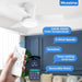 32 in. Remote Control Ceiling Fan and Light, Quiet Reversible Low Profile Ceiling Fan, Dimmable Flush Mount Ceiling Fan for Indoor Outdoor Use-2-ErisView