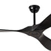 36 in. Black Low Profile Ceiling Fan NO Light, Wood Flush Mount Ceiling Fans with Remote Control, Quiet Ceiling Fans for Living Room Bedroom Patio-12-ErisView