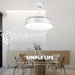 36 in. Dimmable Chandelier Ceiling Fan for Kids Room Bedroom, Retractable Blade Ceiling Fan with Light Remote, Invisible Ceiling Fan with Bluetooth Speaker-6-ErisView
