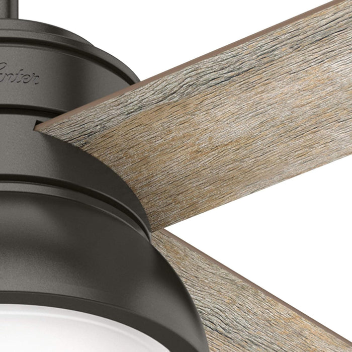 36 in. LED Ceiling Fan and Light, Noble Bronze Ceiling Fan, Ceiling Hugger Ceiling Fans-9-ErisView
