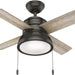 36 in. LED Ceiling Fan and Light, Noble Bronze Ceiling Fan, Ceiling Hugger Ceiling Fans-1-ErisView