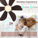 36 in. Modern Remote Control Ceiling Fan and Light, Small Black Outdoor Ceiling Fans for Patio, Reversible Wood Ceiling Fan for Bedroom Living Room Kitchen-6-ErisView