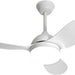 36 in. Small Ceiling Fan with Light for Kitchen Bedroom, White Reversible Low Noise Ceiling Fan-9-ErisView