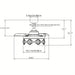 36 in. Small Modern Chrome Downrod Mount Crystal Ceiling Fan with Light and Remote Control-ErisView