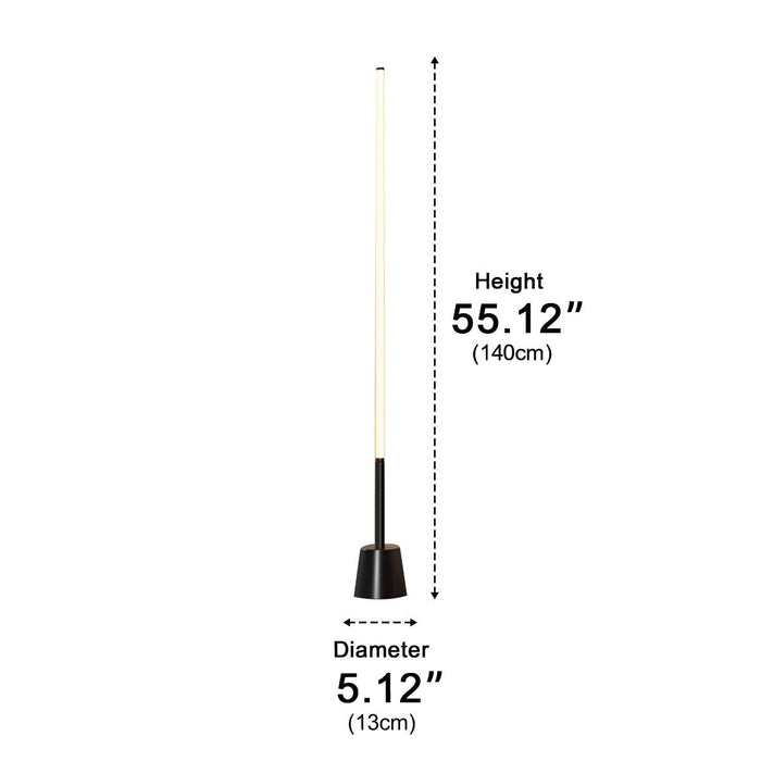 360° LED Floor Lamp, Modern Minimalist, Stepless Dimming, Accent/Task Lighting for Living Room/Bedroom/Office