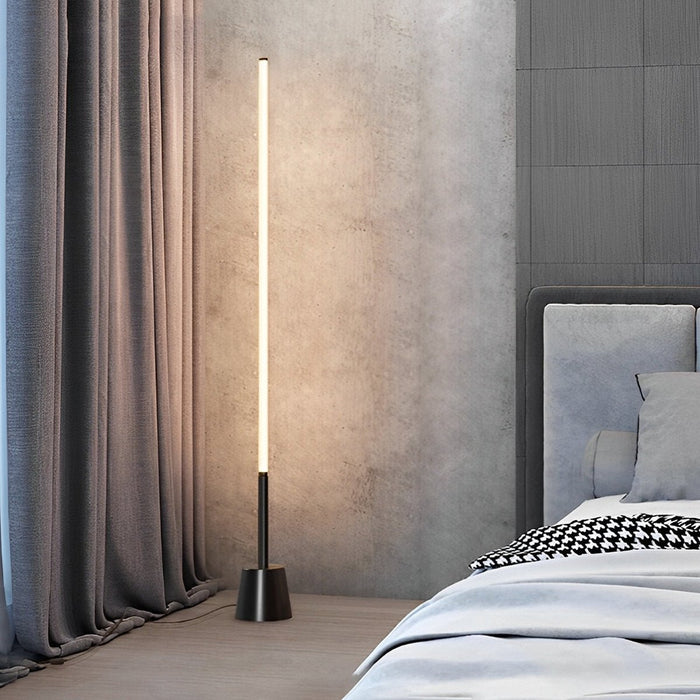 360° LED Floor Lamp, Modern Minimalist, Stepless Dimming, Accent/Task Lighting for Living Room/Bedroom/Office