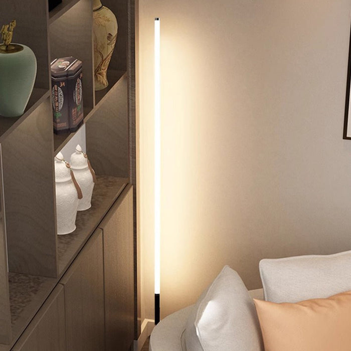 360° LED Floor Lamp, Modern Minimalist, Stepless Dimming, Accent/Task Lighting for Living Room/Bedroom/Office