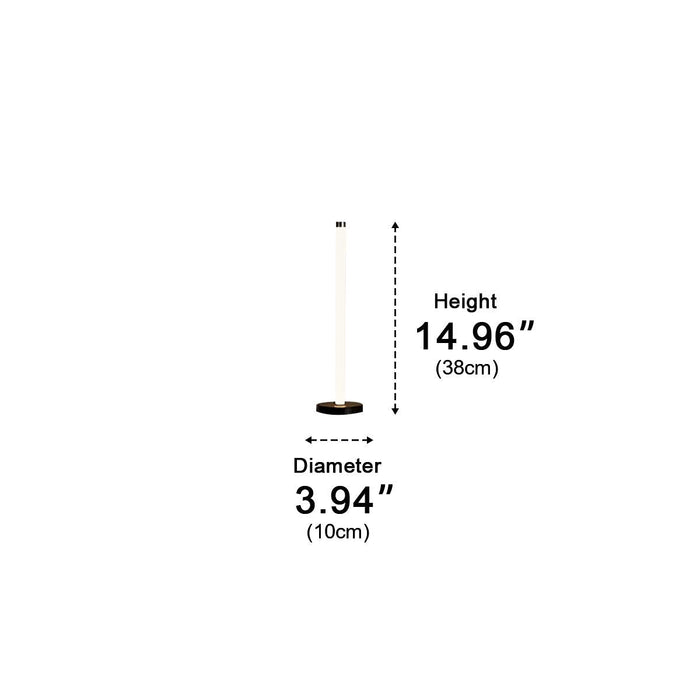 360° LED Floor Lamp, Modern Minimalist, Stepless Dimming, Accent/Task Lighting for Living Room/Bedroom/Office