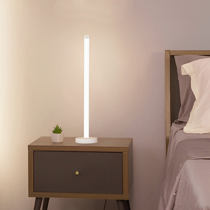 360° LED Floor Lamp, Modern Minimalist, Stepless Dimming, Accent/Task Lighting for Living Room/Bedroom/Office