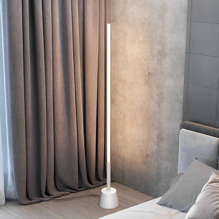 360° LED Floor Lamp, Modern Minimalist, Stepless Dimming, Accent/Task Lighting for Living Room/Bedroom/Office