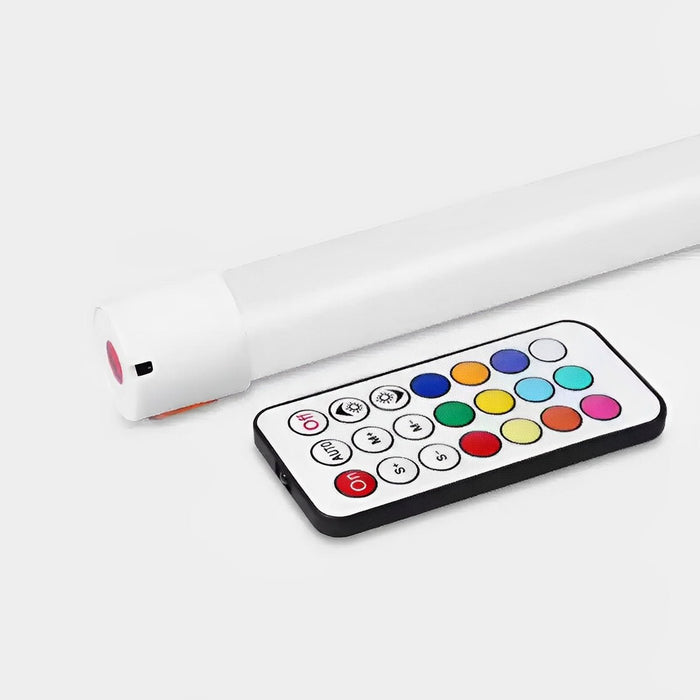 Rechargeable RGB LED Tube Light, 360° Wireless Handheld Atmosphere Stick, Dimmable Portable for Live Stream/Photography/Room Accent
