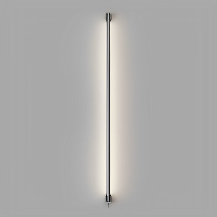 Modern Minimalist Rotatable LED Strip Wall Sconce, Plug-in Accent Lighting for Bedroom/Living Room