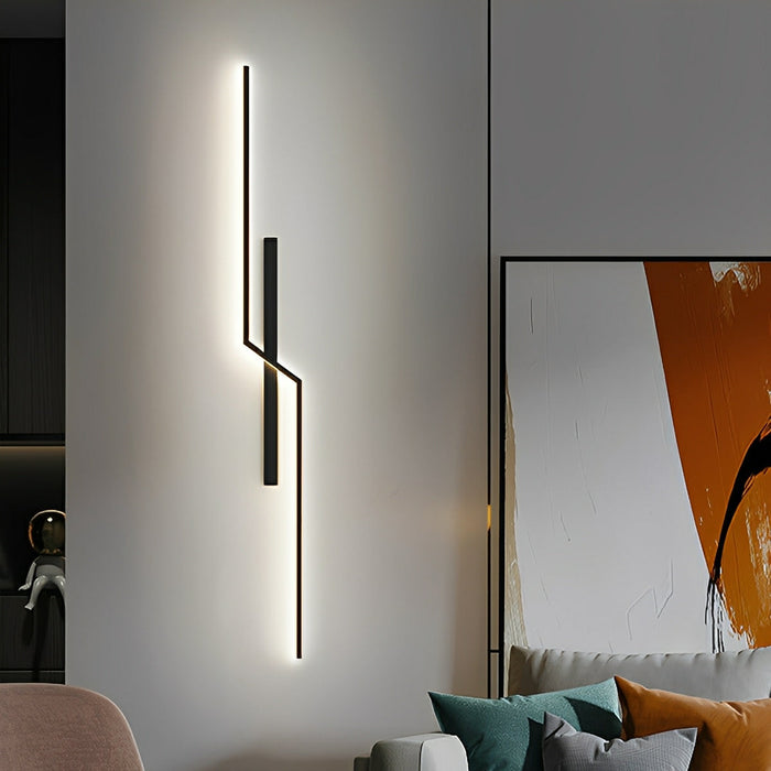 Linear Bar Wall Sconce - Modern Minimalist LED Wall Light for Hallway, Bedroom, Living Room Accent Lighting