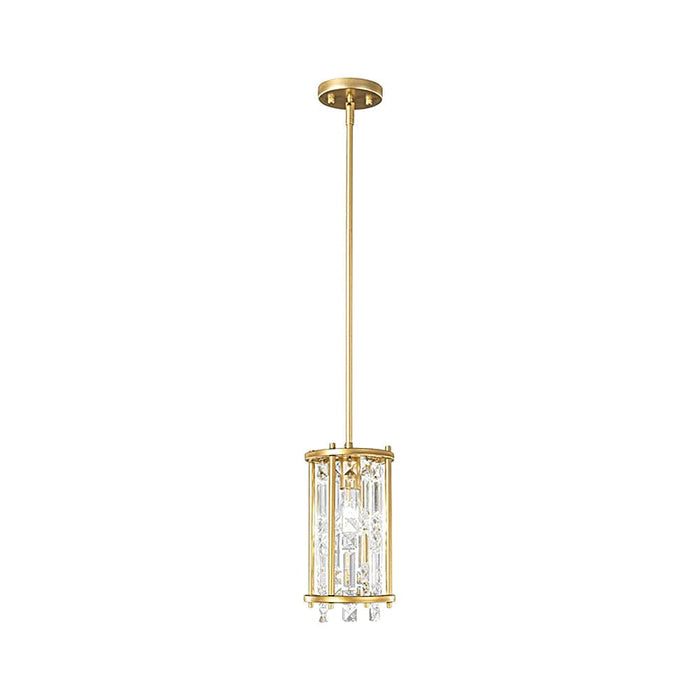 Round Square Iron Frame Crystal Shade Luxury Modern Chandelier Ceiling Lights