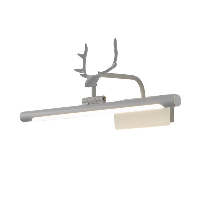 Vintage Antlers Mirror LED Vanity Light 210° Adjustable Sconces