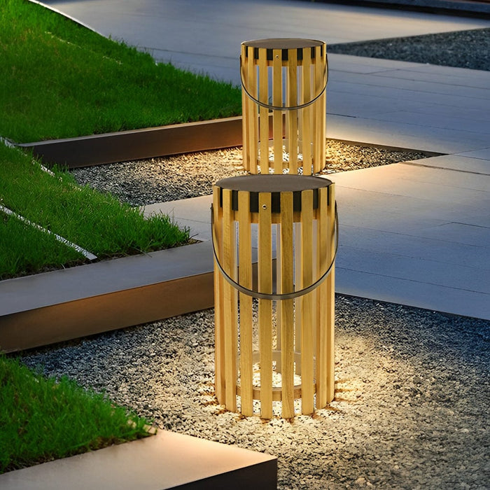 Portable Lantern Design Waterproof LED Modern Solar Outdoor Floor Lamp