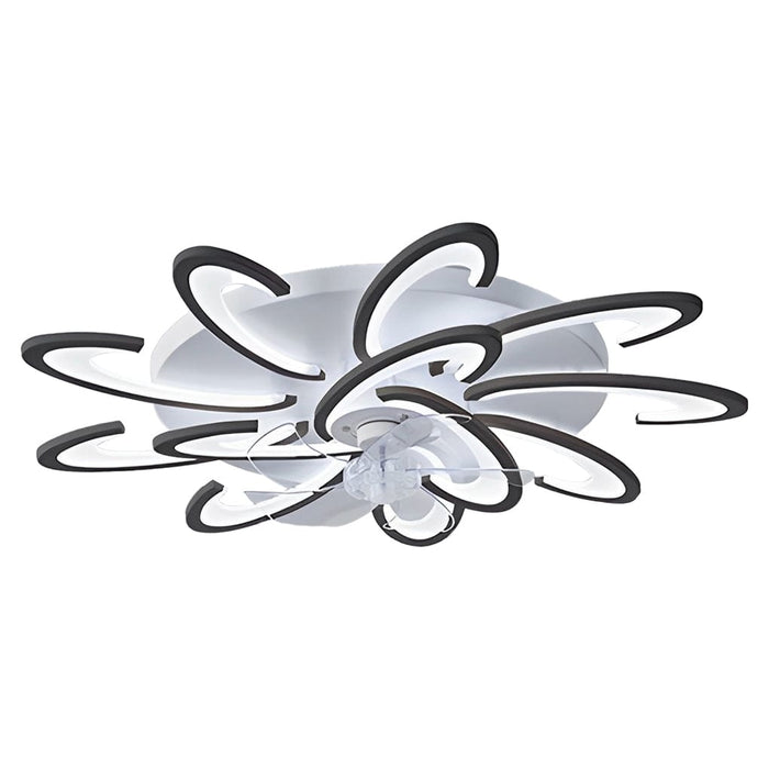 Windmill Shape LED Minimalist Modern Invisible Bladeless Ceiling Fans