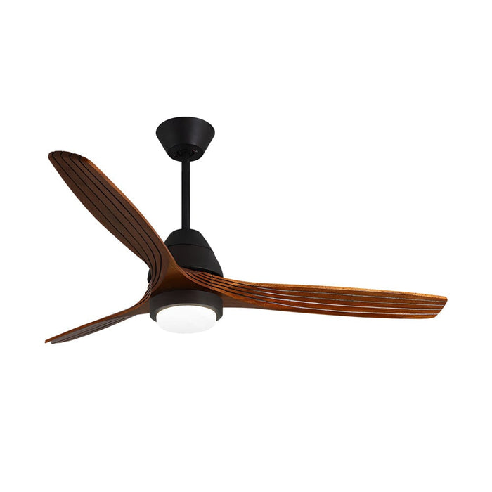 Nordic 52-Inch 3-Blade Wooden Ceiling Fan Light with Remote. 6-Speed