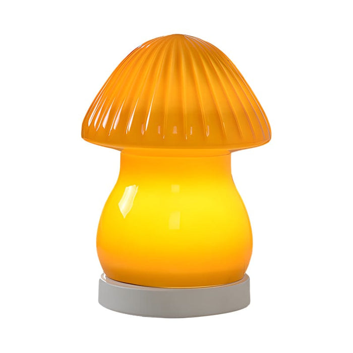 Glass Mushroom Kids' Table Lamp On/Off Switch  3 Step Dimming Night Light