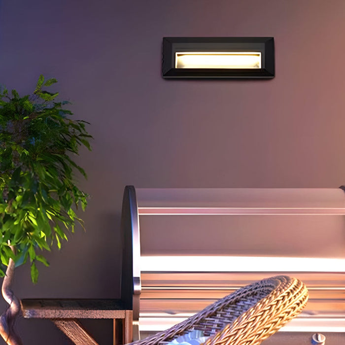 Rectangular Waterproof LED Corner Surface Mounted Outdoor Step Lights