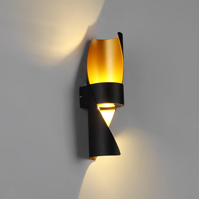 Circular Waterproof Up and Down Lighting COB Modern Outdoor Wall Lights