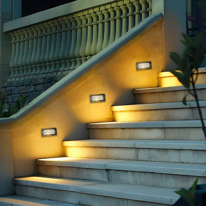 Rectangular Grilles 3W LED IP65 Waterproof Modern Outdoor Step Lights