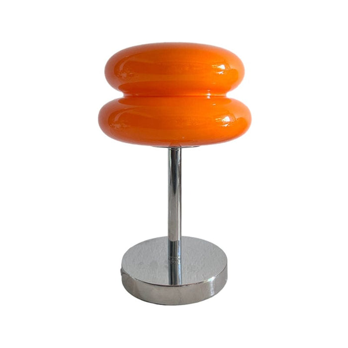 USB Thick Glass Burger Creative Warm Light Dimming Modern Table Lamp