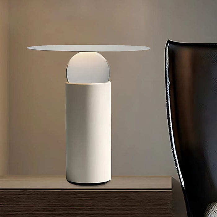 Nordic Adjustable Crystal Led Mini Disc SFIR Table Lamp 1-Light Reading Light