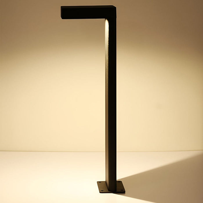Minimalist Waterproof LED Black Modern Outdoor Solar Path Lights Lawn Lights