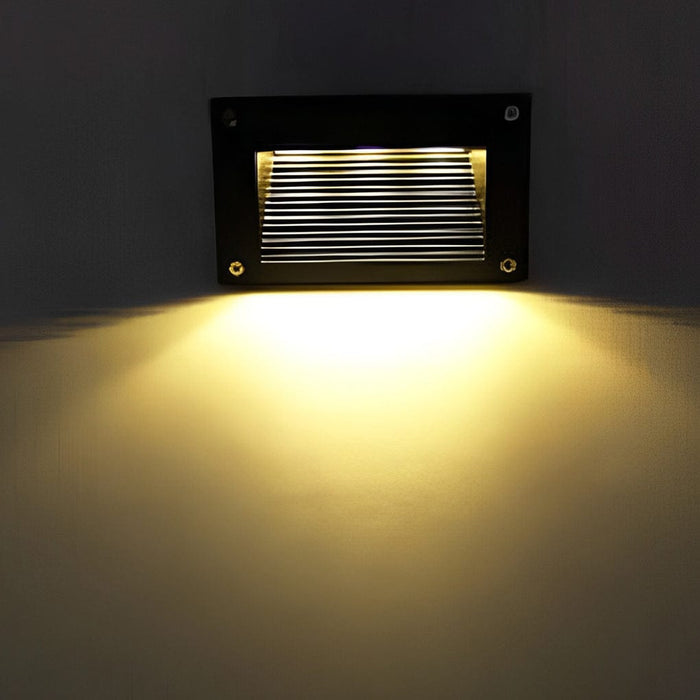 Rectangular IP65 Waterproof LED 3W Aluminum Modern Outdoor Step Lights