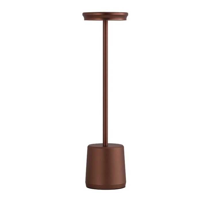 Aluminum  Integrated LED Cordless Rechargeable Portable Touch Table Lamp Built-in Battery Reading Light