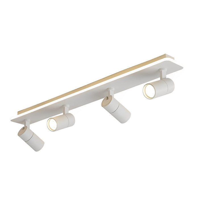 Minimalist Long Strip 2/3/4 Light LED Flush Mount Adjustable Spotlight