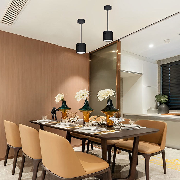 Cylindrical LED Modern Surface-mounted Hanging Downlight COB Spotlight
