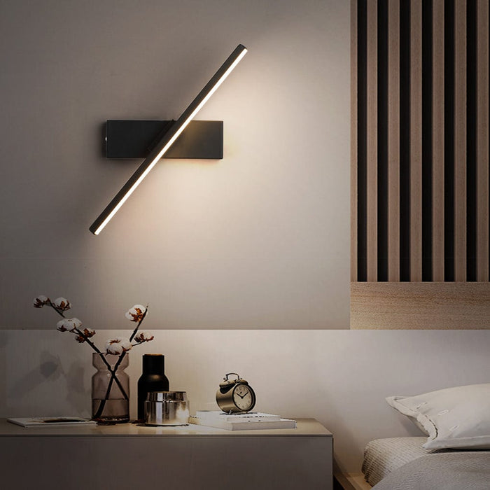 330° Rotatable Creative Strip LED Modern Wall Lamp Wall Sconce Lighting