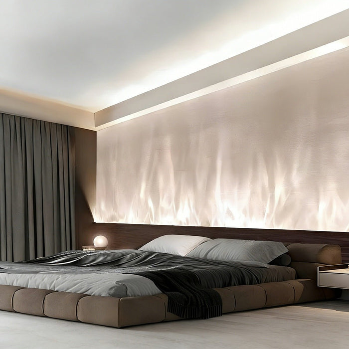 Water Waves Wall Washer Light, Dynamic LED Projection, Ambient Lighting for Patio/Garden/Home