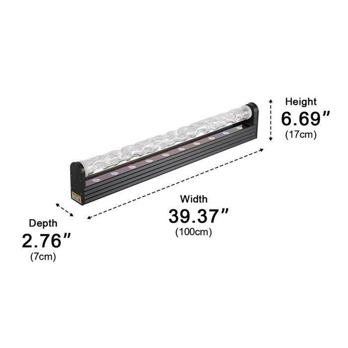 Water Waves Wall Washer Light, Dynamic LED Projection, Ambient Lighting for Patio/Garden/Home